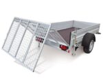 Humbaur HA132513 ÜFW Überfahrwand klappbar, 1750 mm lang – Bild 3