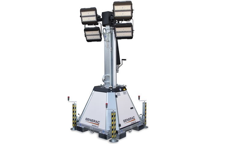 CTF-10-Hero-Mast-Down-1.jpg PRAMAC / Generac CTF 10 elektrischbetriebener Lichtmast – Bild 1