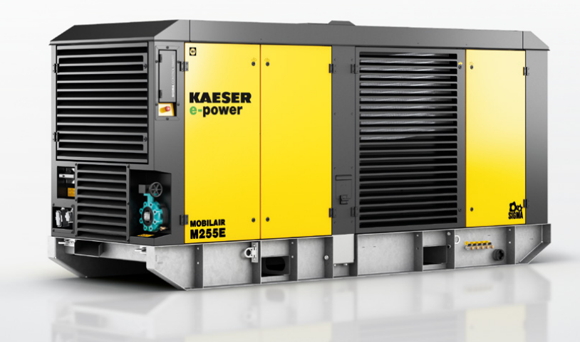 M255_E.png KAESER MOBILAIR M250E - Elektrischer Baukompressor – Bild 1