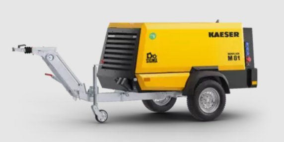 M81-1.png KAESER MOBILAIR M76 - Baukompressor mit Stromerzeuger 8,5 kVA mobil – Bild 1