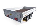 Hochlader Tandemanhänger HUMBAUR Serie 2000 HT 35 62 21 GR – Bild 3