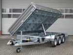 Humbaur HTK 3500.41 STAHL Tridem 3 Achser NEU – Stahlbordwand Schwarz – Bild 5